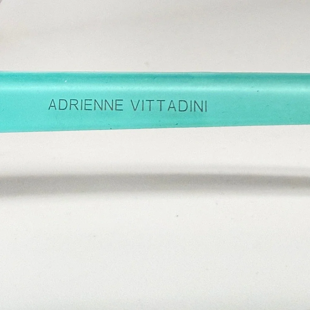 Adrienne‎ Vittadini Sunglasses AVS5047CE 105 White Teal Wayfarer Style